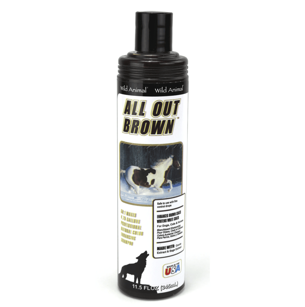 All Out Brown Shampoo 50:1 WILD ANIMAL® - Groomersbuddy