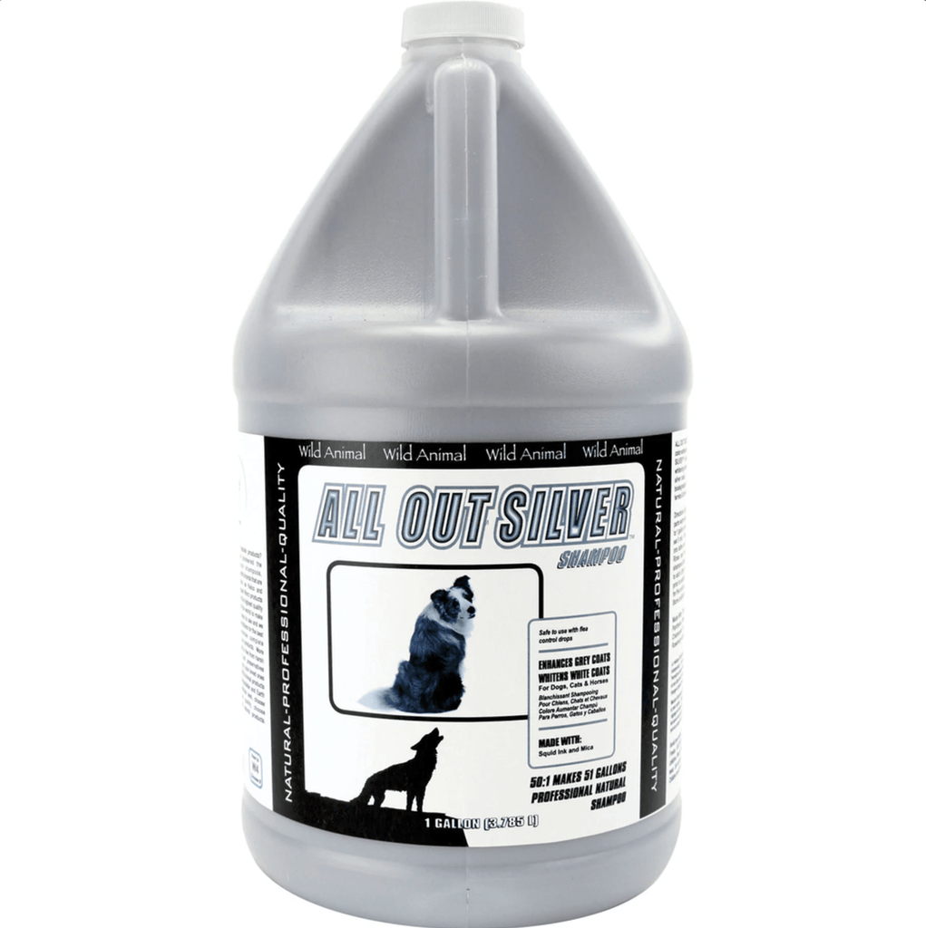 All Out Silver Shampoo 50:1 WILD ANIMAL® - Groomersbuddy