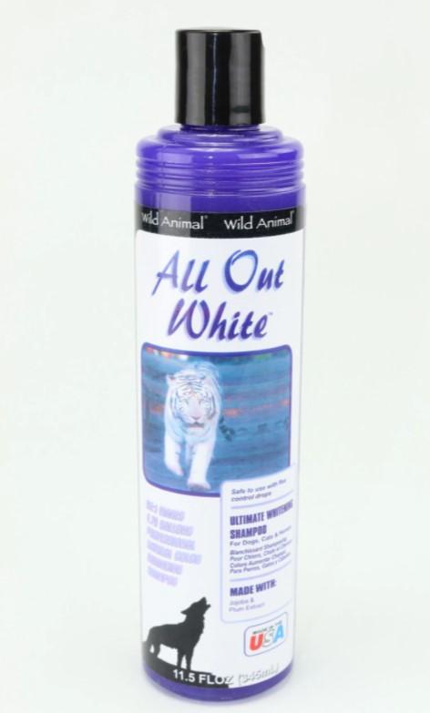 All Out White Shampoo 50:1 WILD ANIMAL® - Groomersbuddy